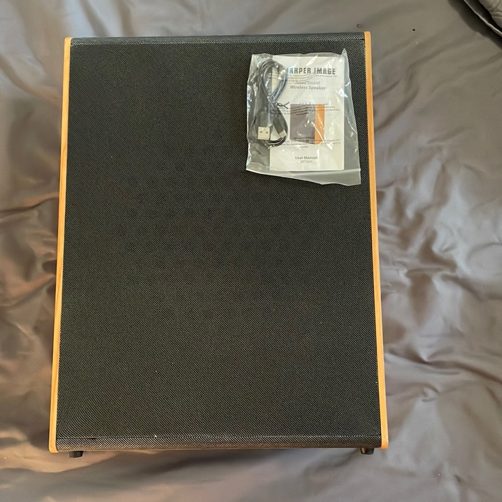 Bluetooth Sharper image speaker Like new